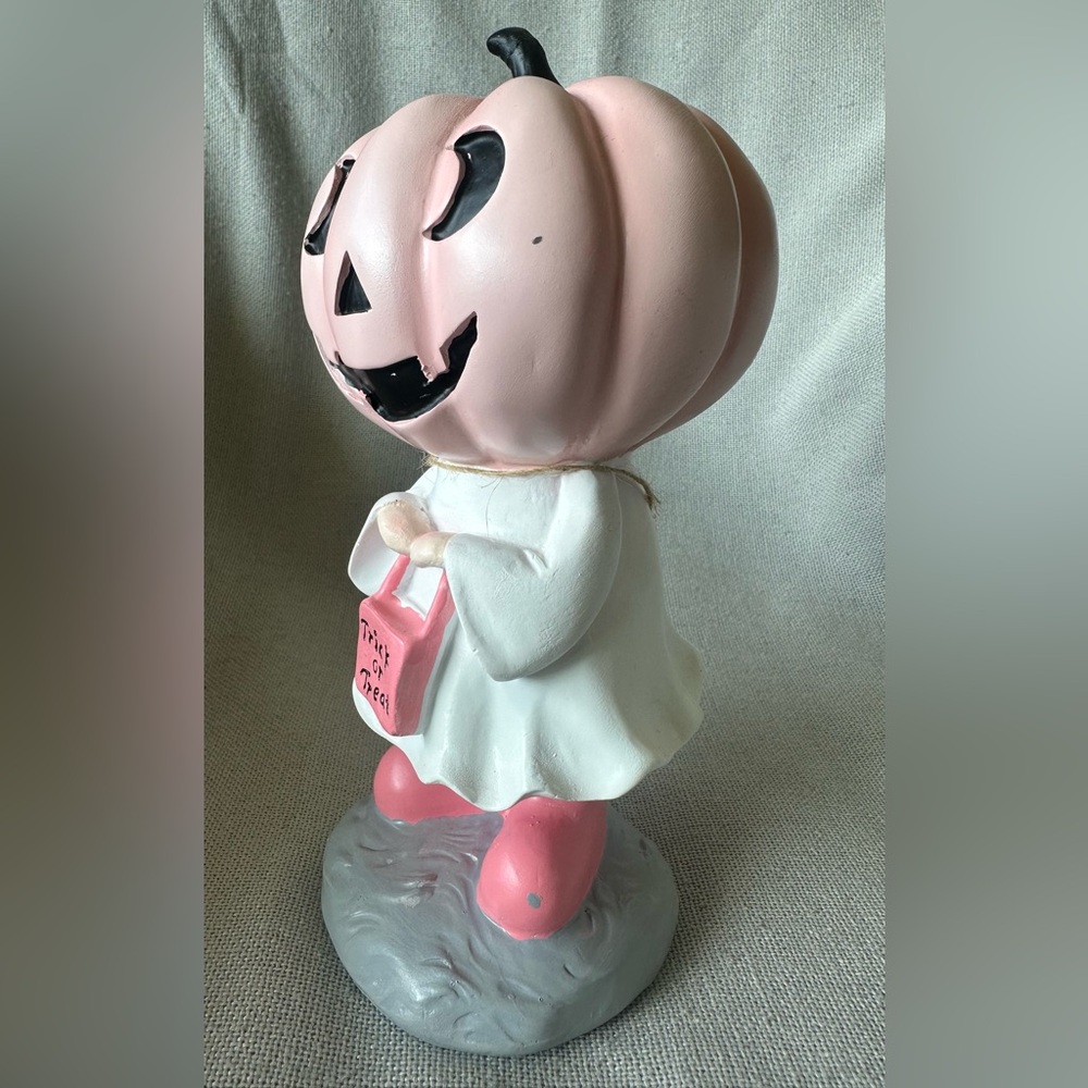 Goblin & Ghoul Pink Pumpkin Trick Or Treat Girl - Picture 6 of 7
